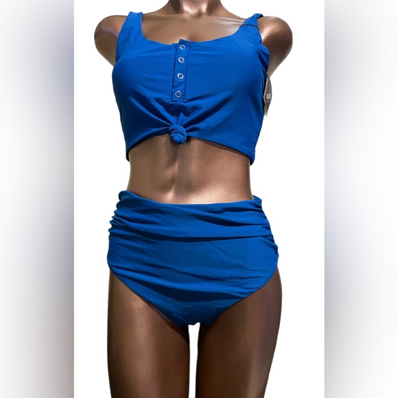 Zaful Crop Tankini - Picture 3 of 7